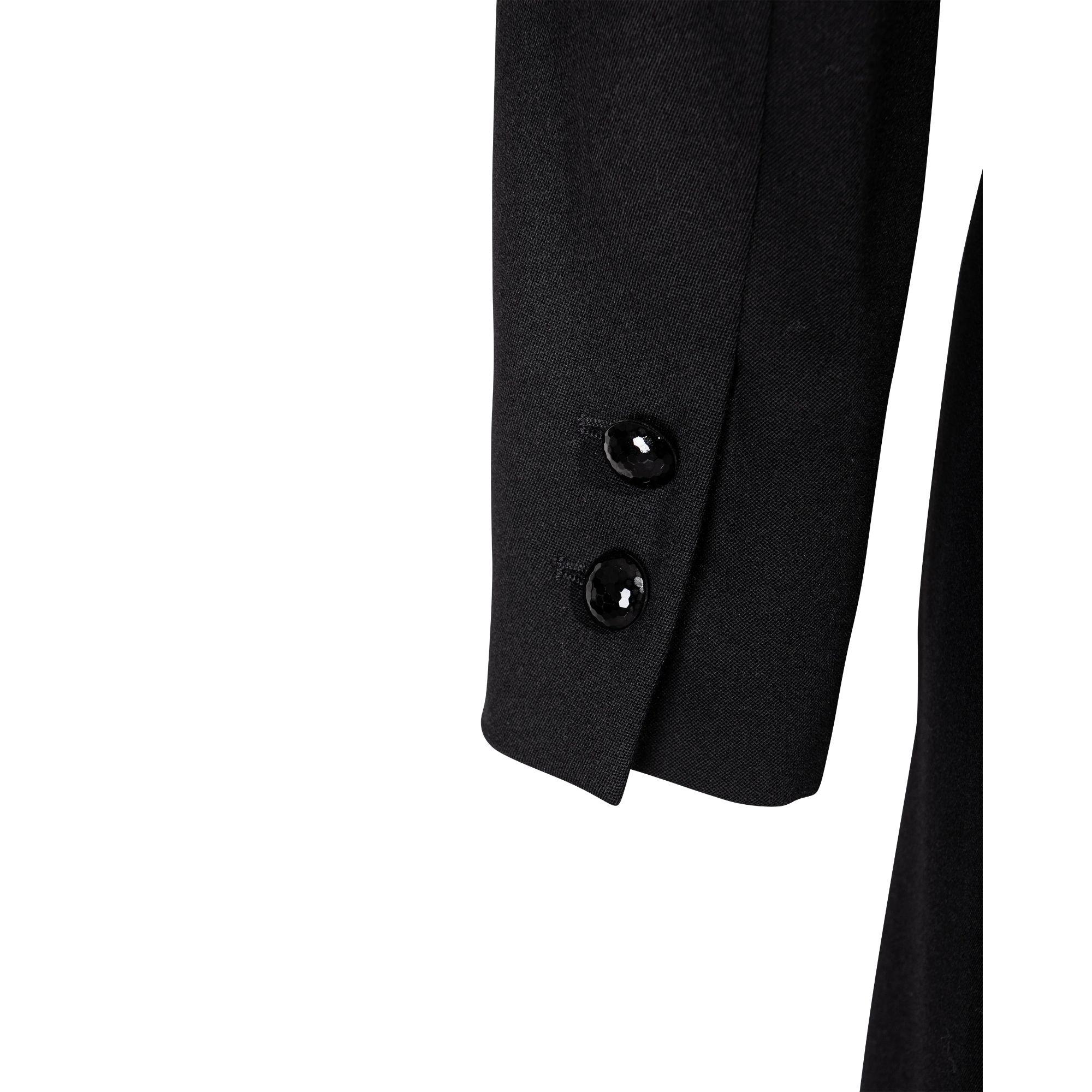 Yves Saint Laurent Rive Gauche Black Tuxedo Dress, 1983 3