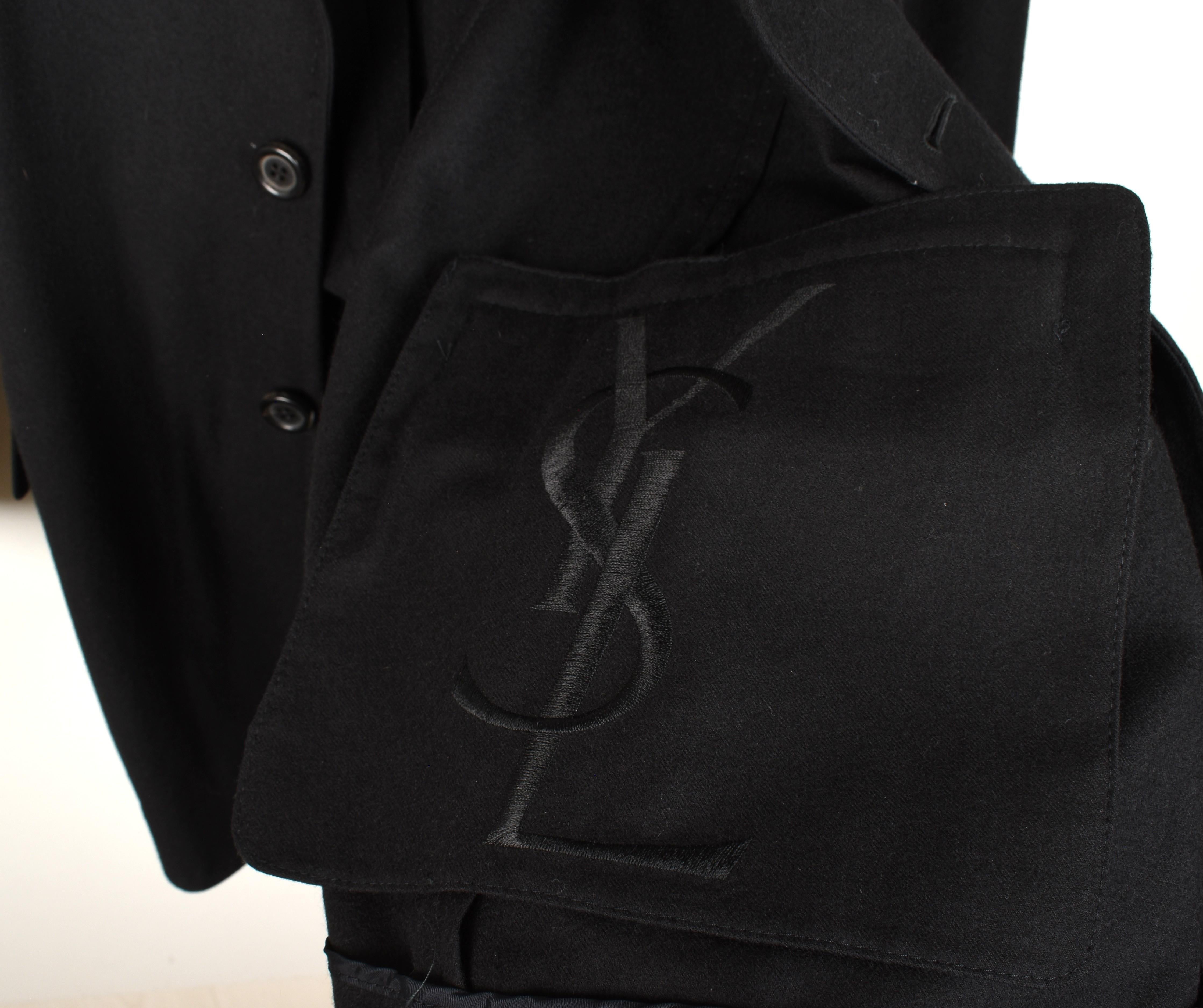 De los hombres Yves Saint Laurent Rive Gauche Blazer Chaqueta Hombre Lana Cachemira Talla IT50R/Media en venta