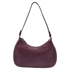 Yves Saint Laurent Rive Gauche Braunes Leder Mini Mombasa Tasche