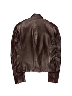 Yves Saint Laurent Rive Gauche by Hedi Slimane AW1998 Leather Jacket