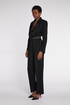 Yves Saint Laurent Rive Gauche Classic Le Smoking Jumpsuit 90s