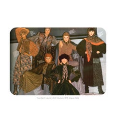 Yves Saint Laurent "rive gauche" Collectible Vintage 70s Brown Wool Dress