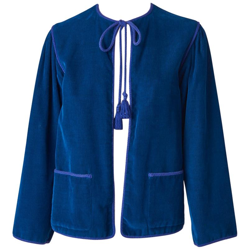 Yves Saint Laurent Rive Gauche Corduroy Jacket