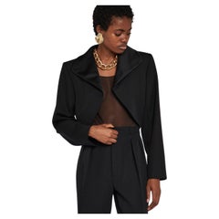 Yves Saint Laurent Rive Gauche Cropped Le Smoking Jacke H/W 1993