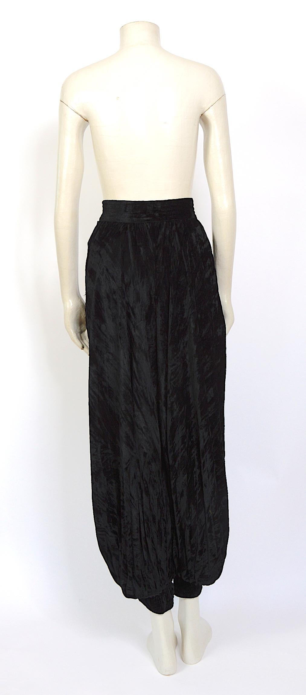 saint laurent velvet pants