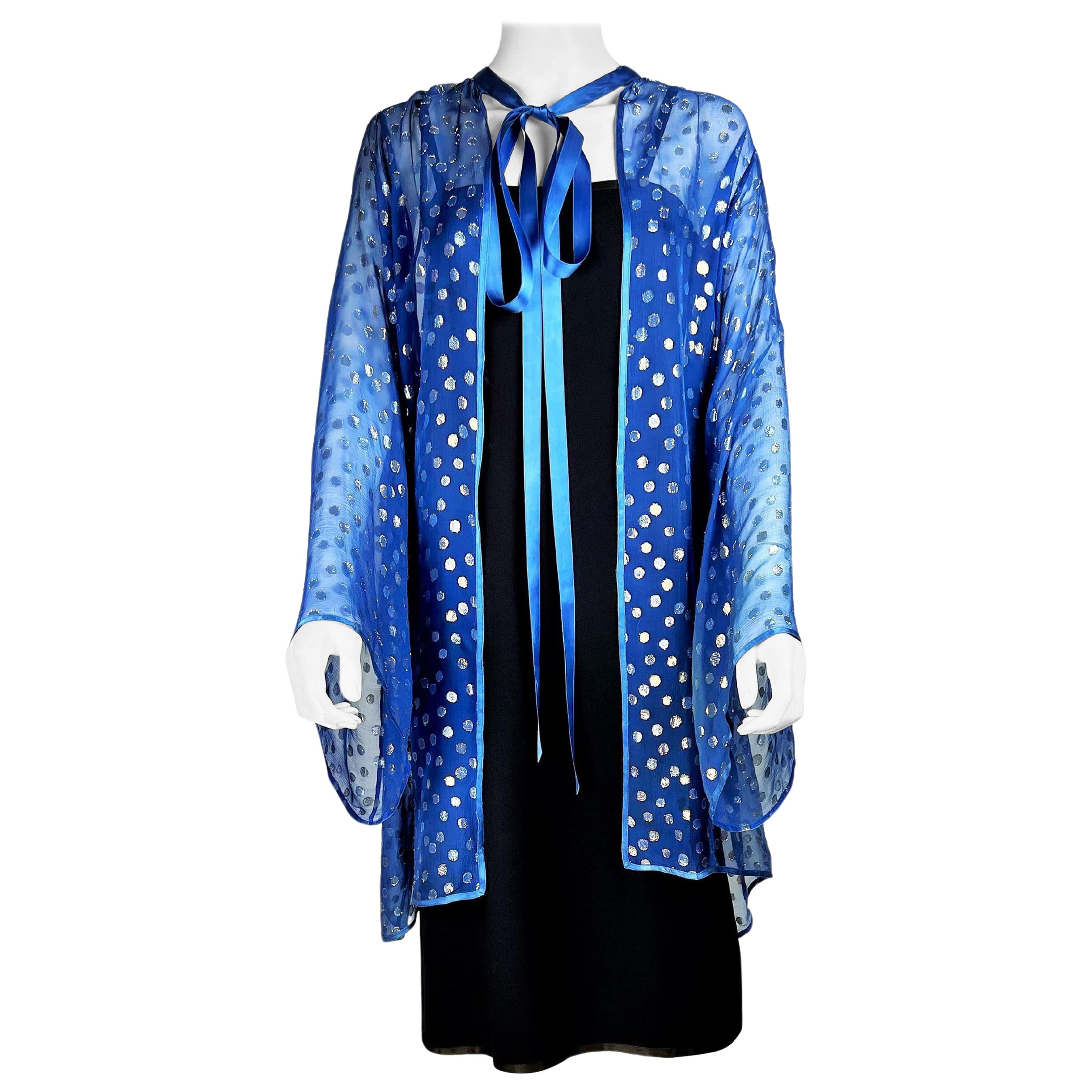 Yves Saint Laurent Rive Gauche, robe et kimono automne-hiver 1978 en vente