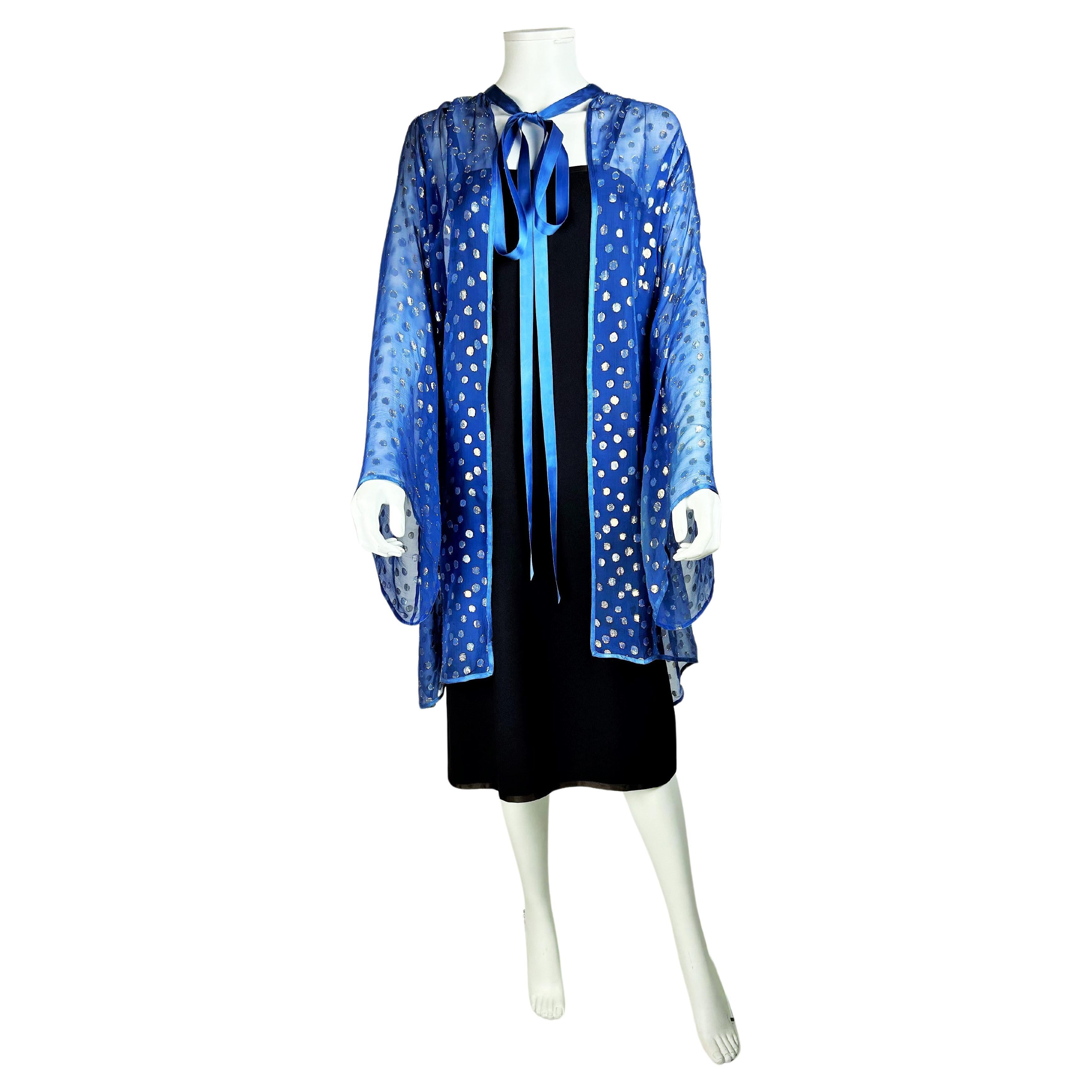 Yves Saint Laurent Rive Gauche, robe et kimono automne-hiver 1978 en vente