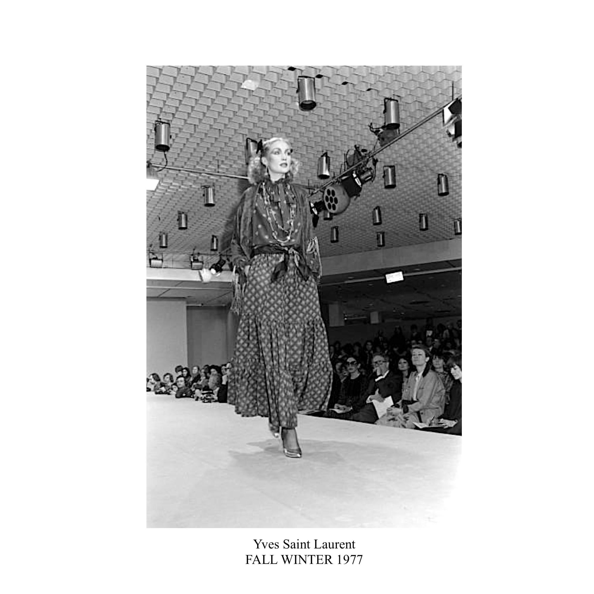 Incredible and rare vintage Yves Saint Laurent 