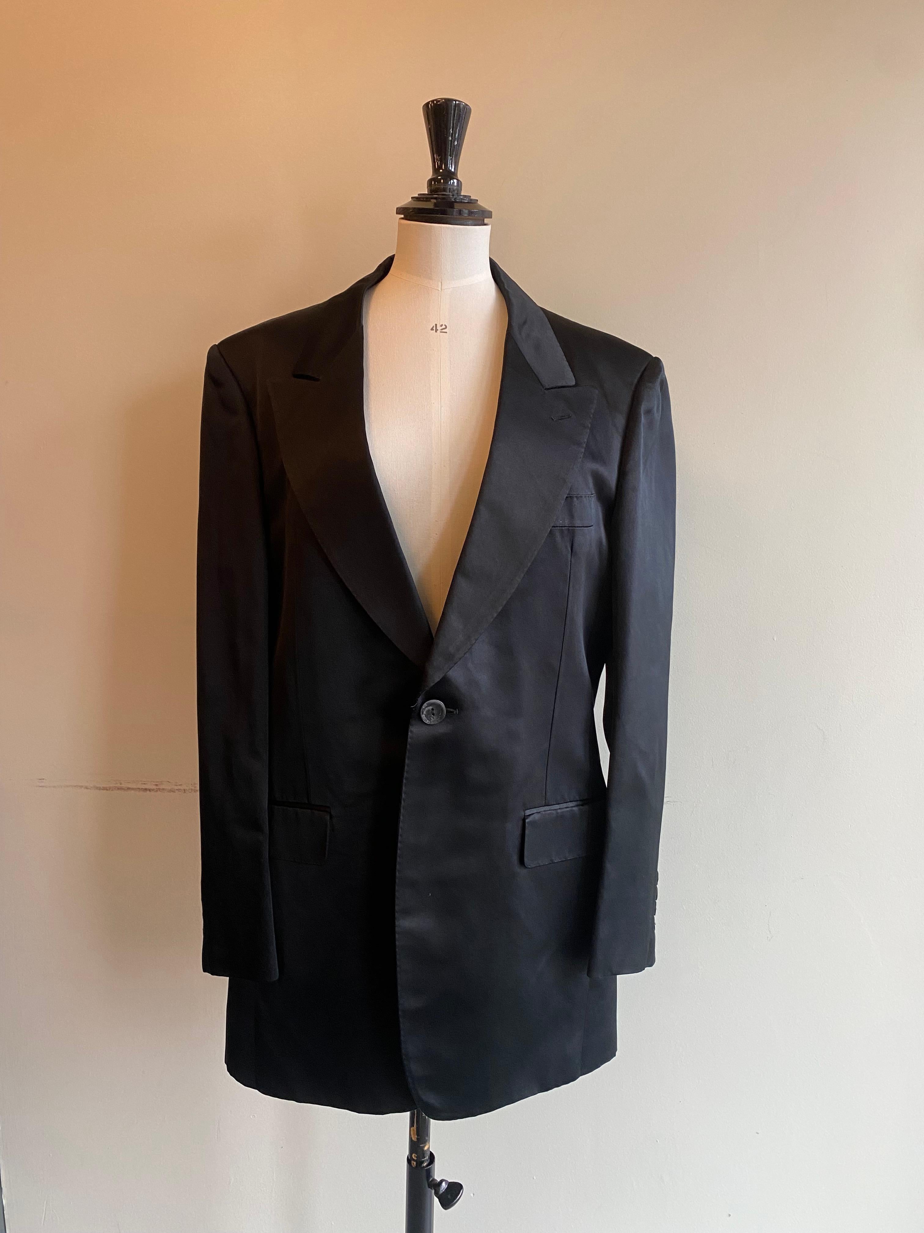 Yves Saint Laurent Rive Gauche Gents Silk Trouser Suit in vendita 2
