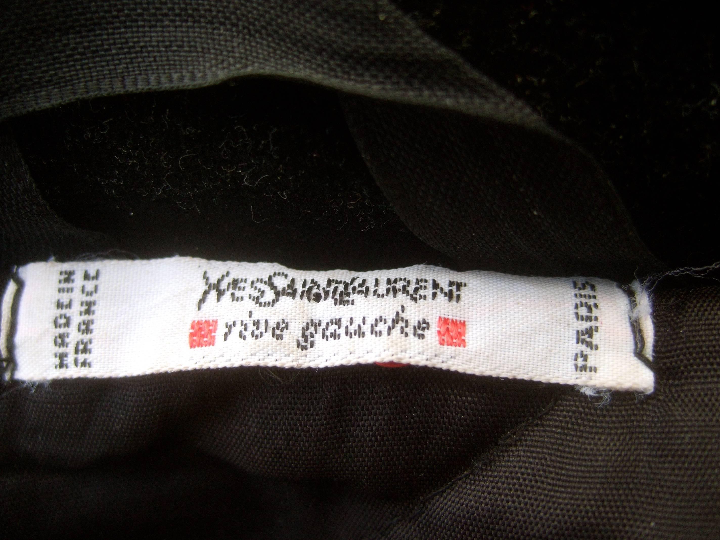 Yves Saint Laurent Rive Gauche Geometric Wool Knit Boxy Jacket circa 1970s  5
