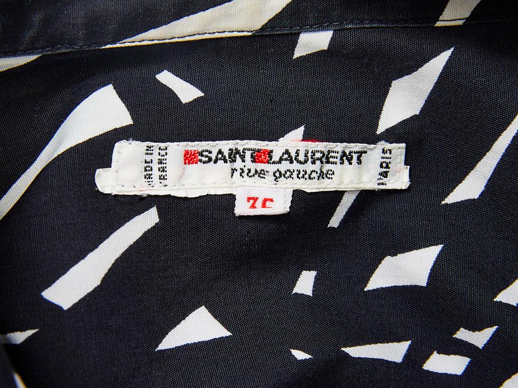 Women's Yves Saint Laurent Rive Gauche Graphic Pattern Ensemble