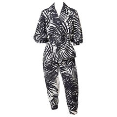 Yves Saint Laurent Rive Gauche Graphic Pattern Ensemble