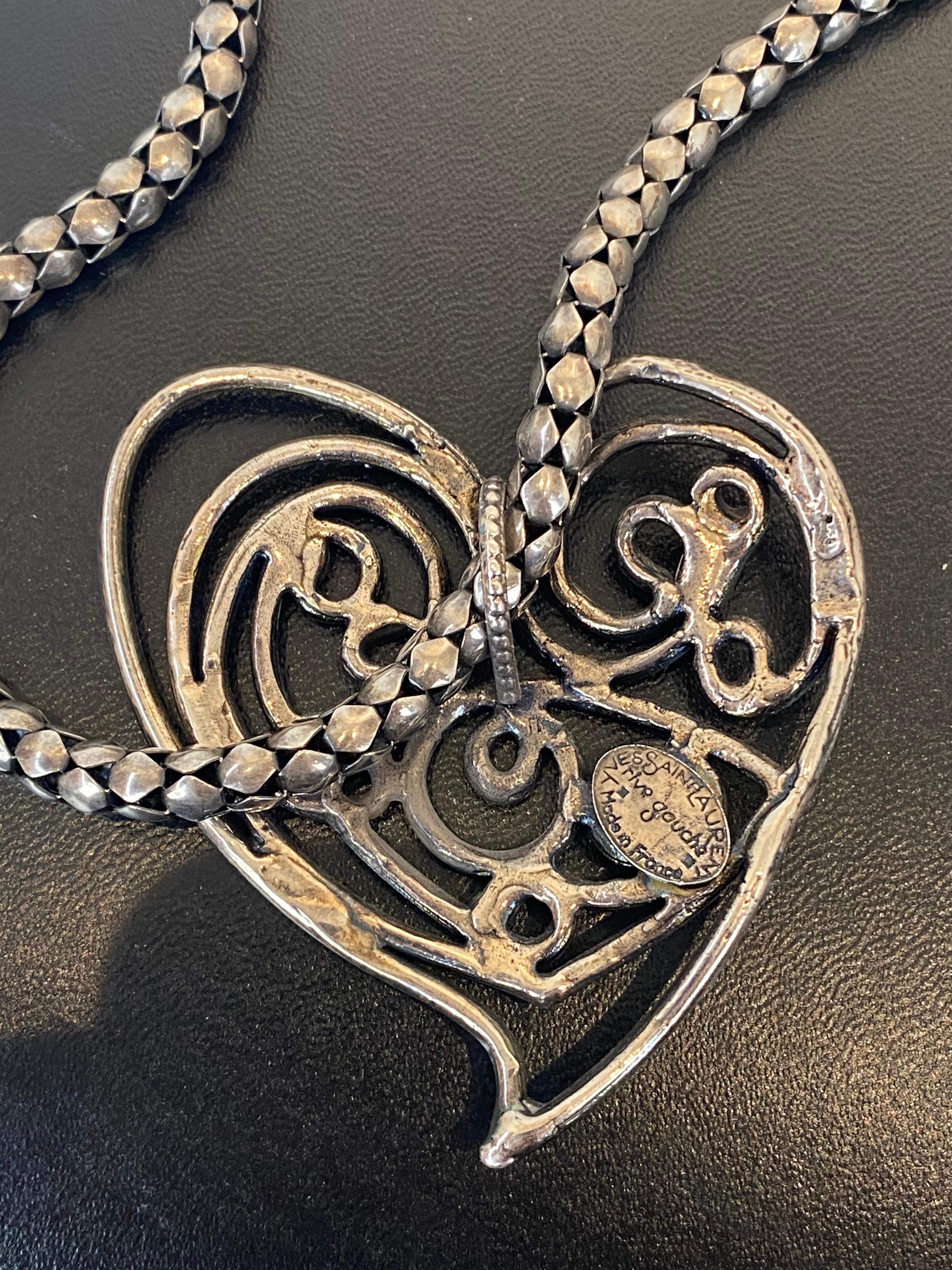 saint laurent love necklace