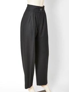 Yves Saint Laurent Rive Gauche High Waist Trouser