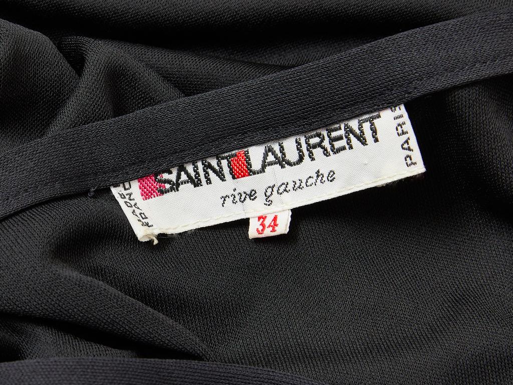 Yves Saint Laurent Rive Gauche Jersey Dress  In Good Condition For Sale In New York, NY