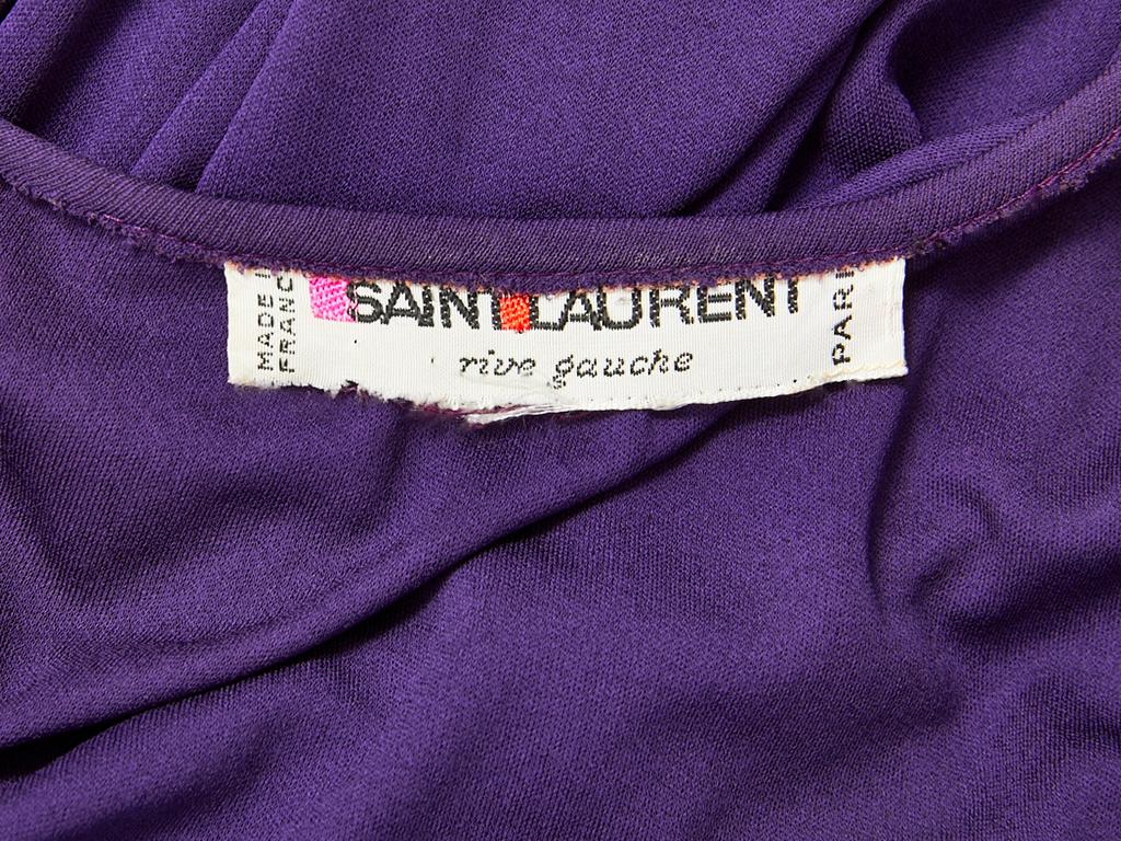 Women's Yves Saint Laurent Rive Gauche Jersey Gown