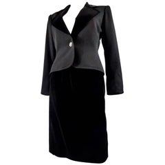 Yves Saint Laurent Rive gauche jewelery tuxedo set - Circa 1980-1985