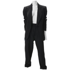 Yves Saint Laurent Rive Gauche Le Smoking 2pc Tuxedo EU 40