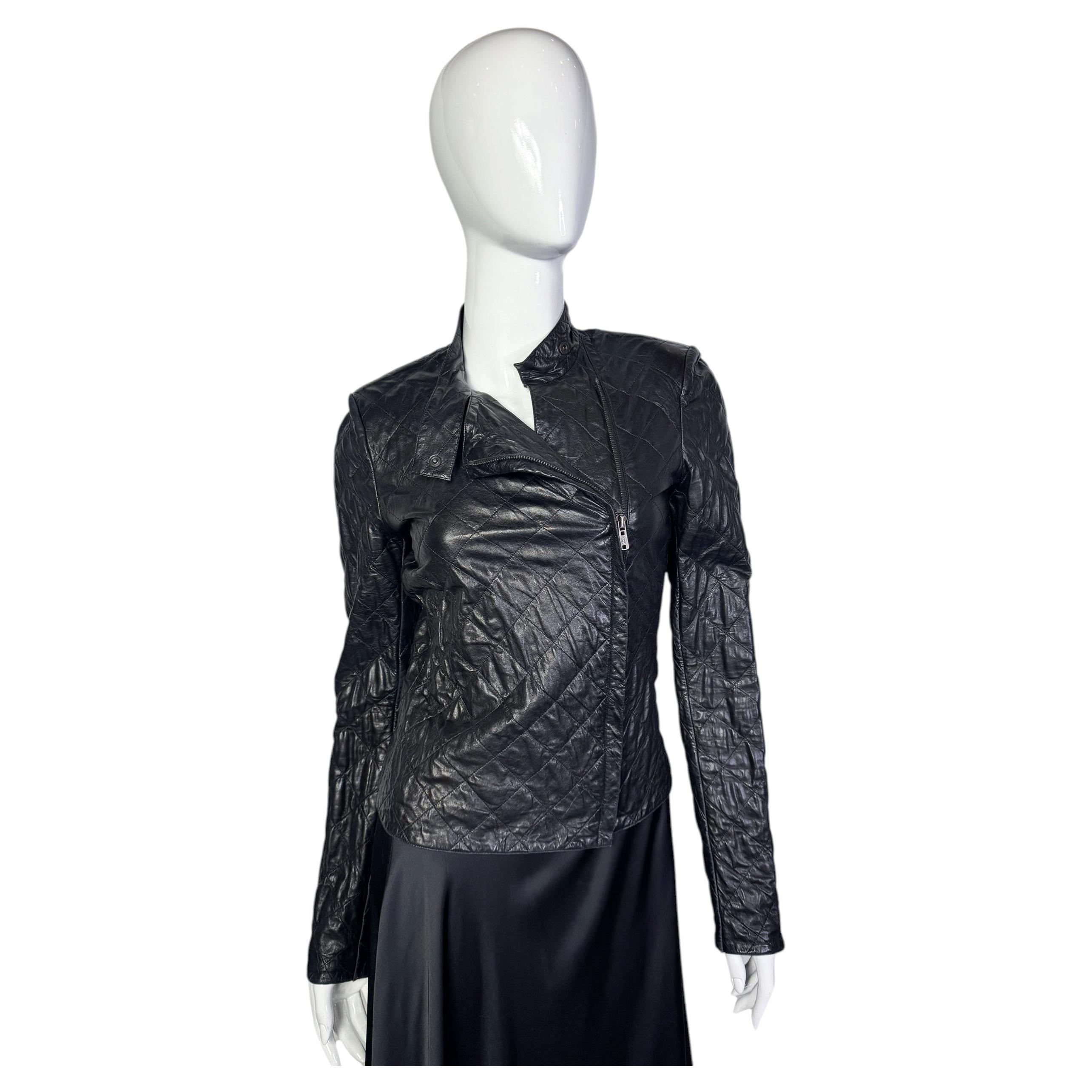 Yves Saint Laurent Rive Gauche leather jacket, 2002