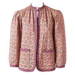 Yves Saint Laurent Rive Gauche Liberty Print Steppjacke