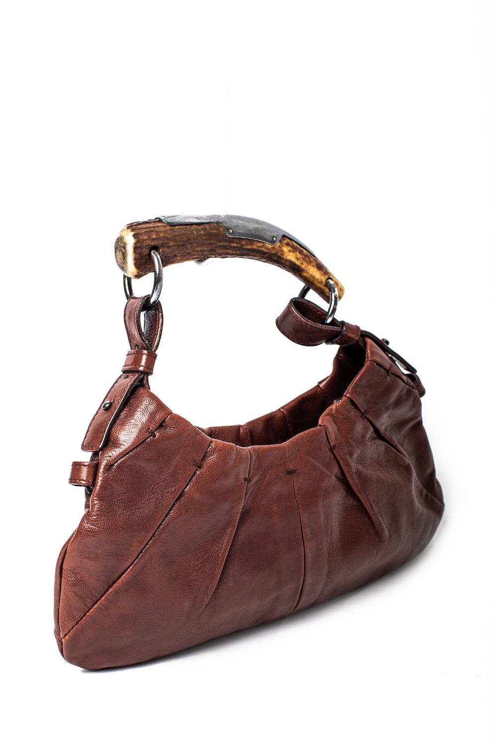 Yves Saint Laurent Rive Gauche Mombasa S/S 2002 runway & campaign leather bag 2