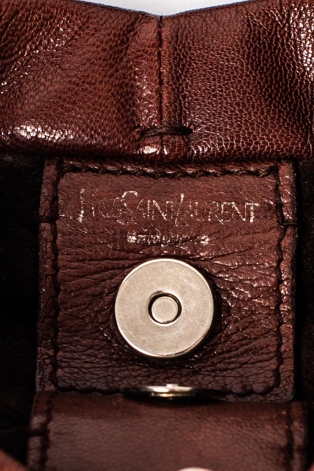 Yves Saint Laurent Rive Gauche Mombasa S/S 2002 runway & campaign leather bag 5