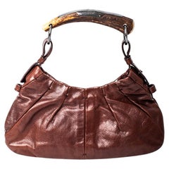 Yves Saint Laurent Rive Gauche Mombasa S/S 2002 runway & campaign leather bag