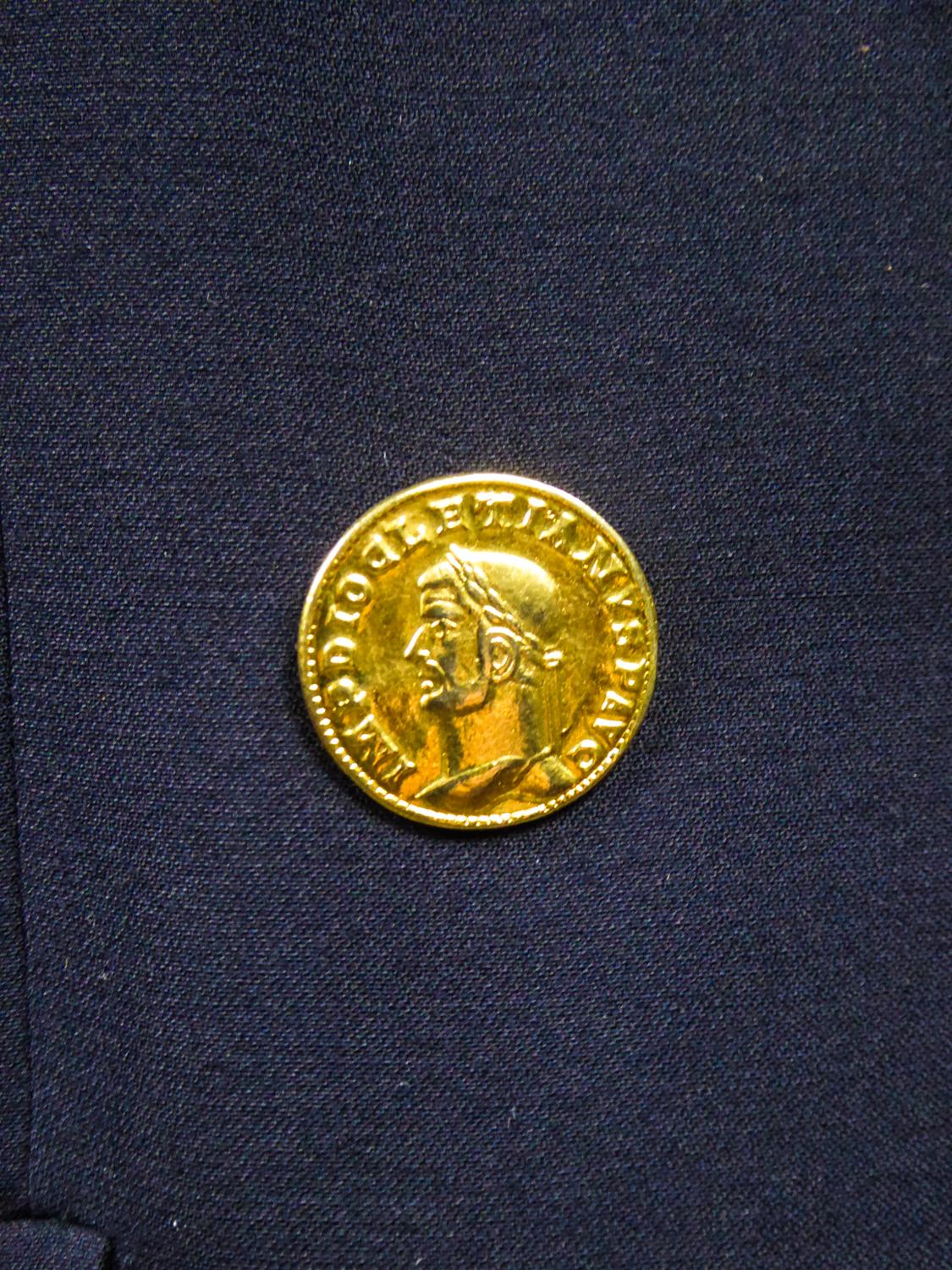 Yves Saint Laurent Rive Gauche Giacca Marina Circa 1990 in vendita 5