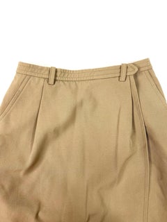 Yves Saint Laurent Rive Gauche Paris Brown Skirt, Size 36