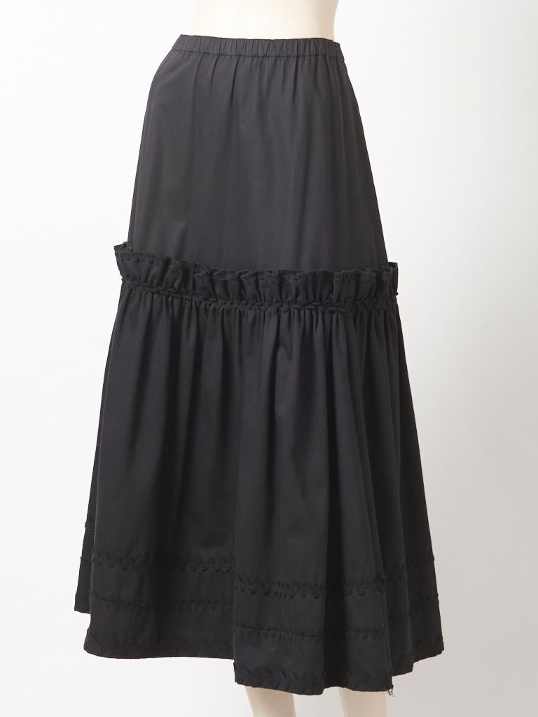 Yves Saint Laurent Rive Gauche Russian Collection Peasant Skirt at 1stDibs