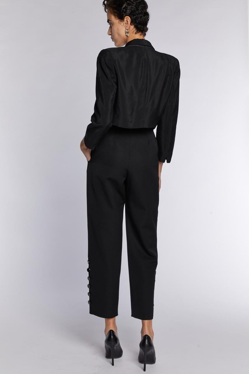 Pantalones lápiz Yves Saint Laurent Rive Gauche Años 90 en venta 1