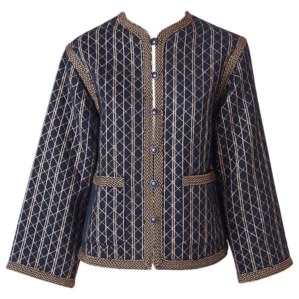 Yves Saint Laurent RIve Gauche Quilted Jacket Late 70's