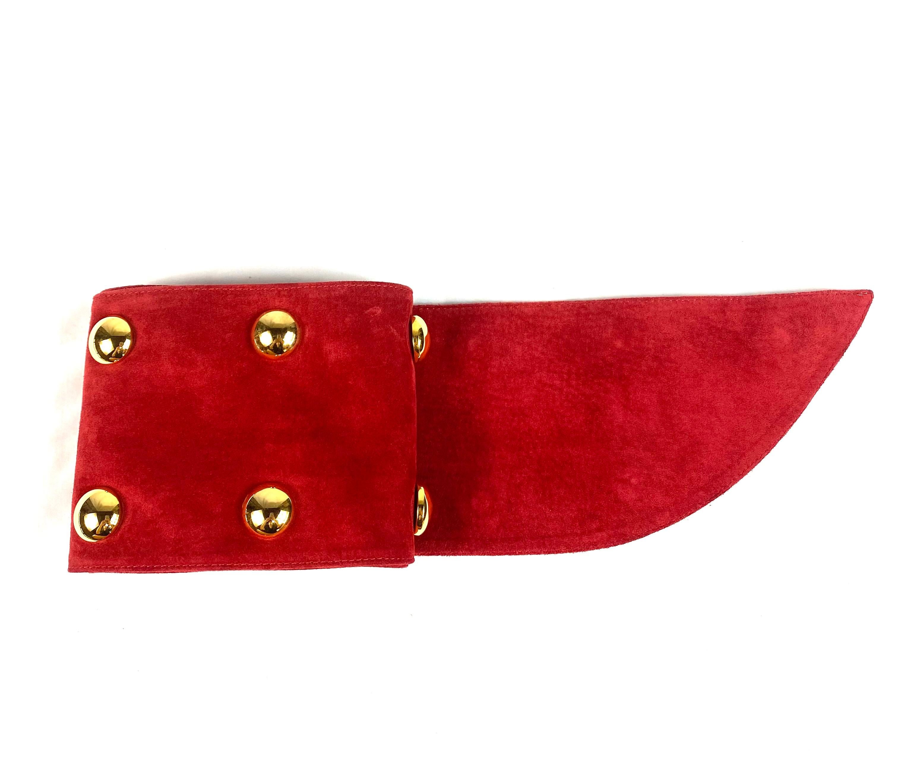 red and gold belt
