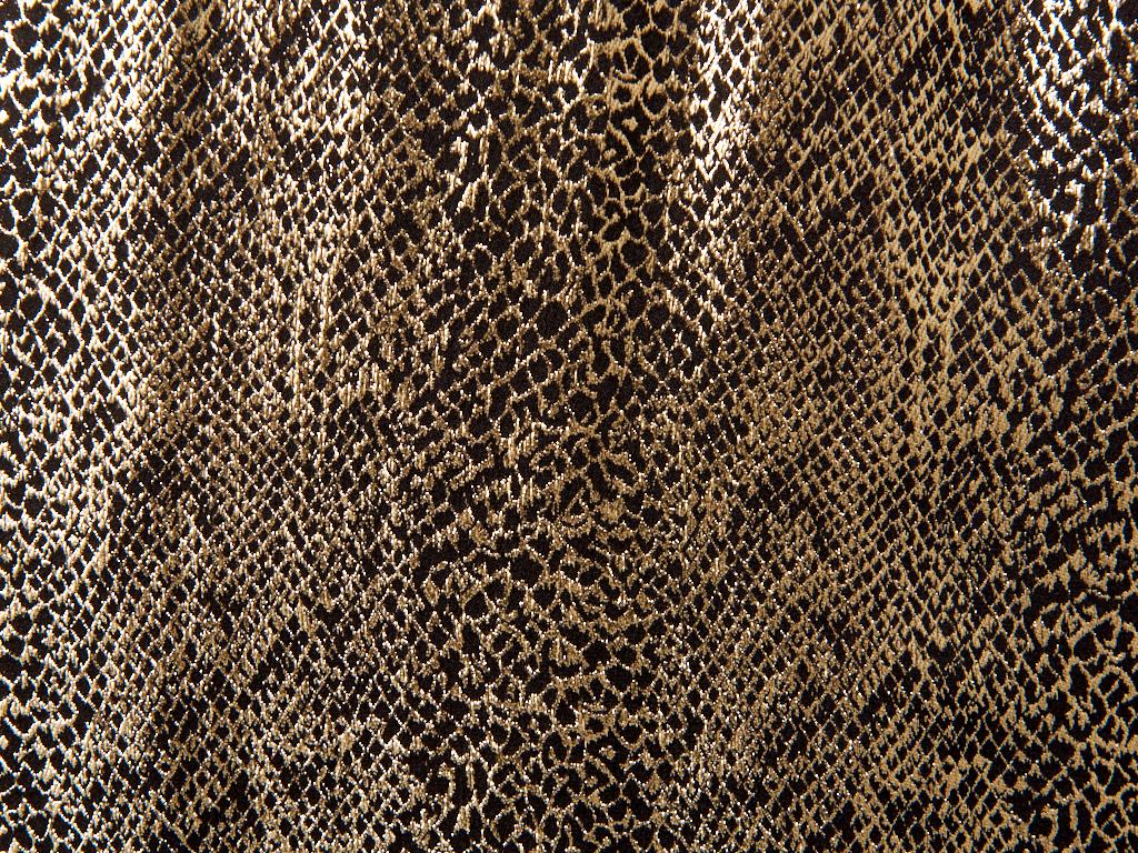 Yves Saint Laurent Rive Gauche Reptile Pattern Gold Lame Evening Skirt In Good Condition In New York, NY