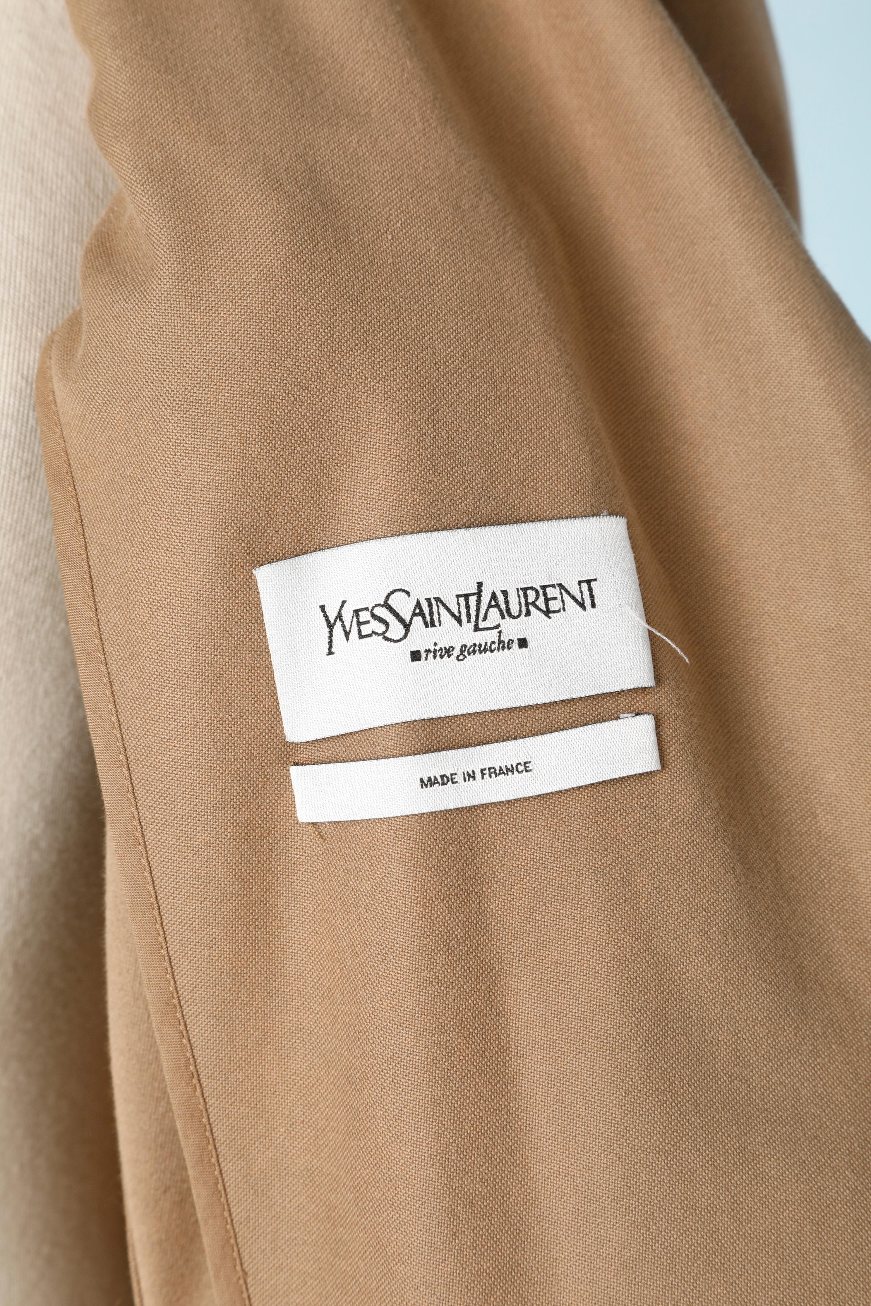 Yves Saint Laurent Rive Gauche - Costume jupe « safari » style « »  en vente 4