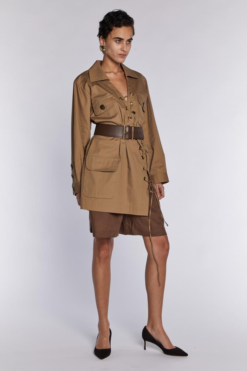 Yves Saint Laurent Rive Gauche Safari Tunica P/E 1990 in vendita 7