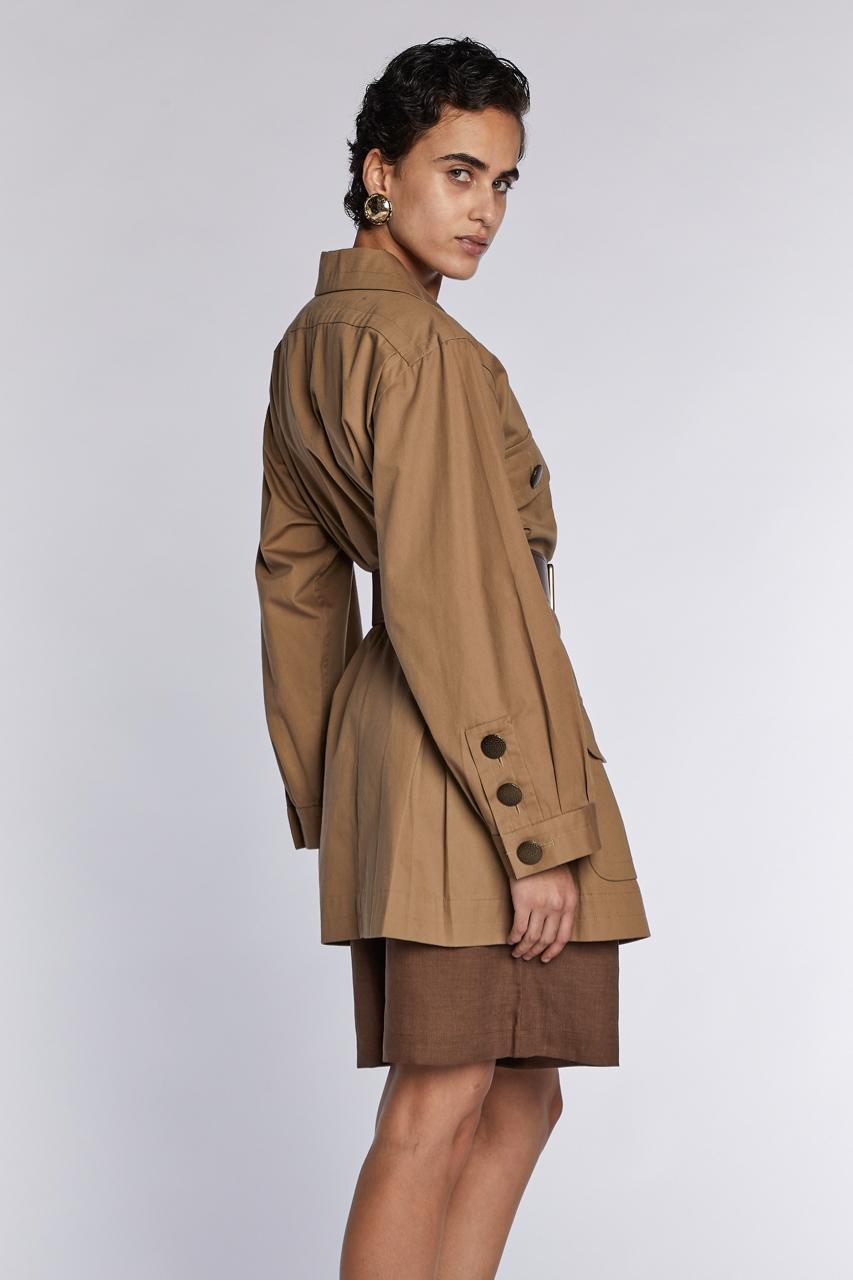 Yves Saint Laurent Rive Gauche Safari Tunica P/E 1990 in vendita 2