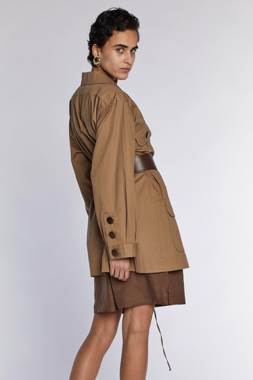 Yves Saint Laurent Rive Gauche Safari Tunica P/E 1990 in vendita 4