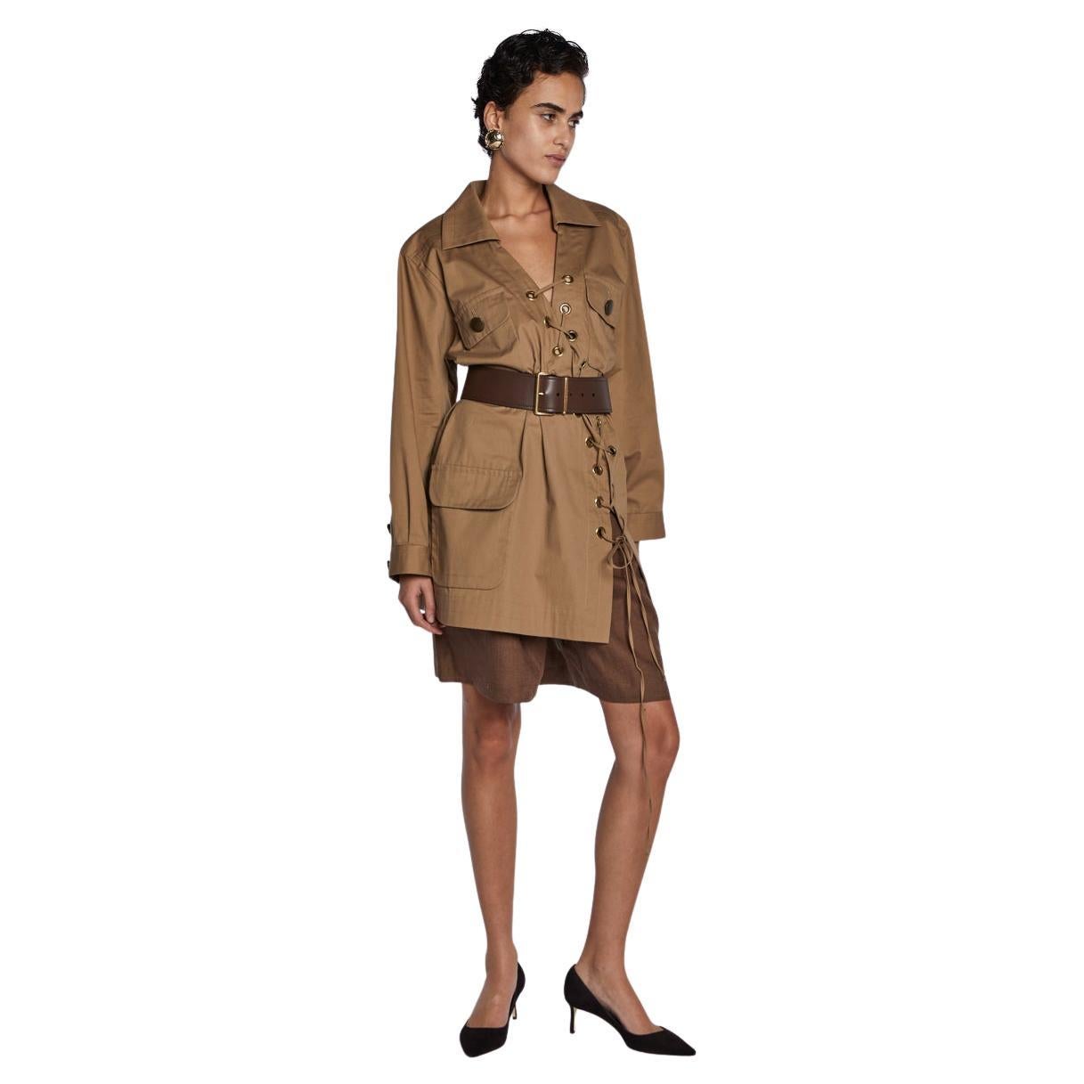 Yves Saint Laurent Rive Gauche Safari Tunique S/S 1990