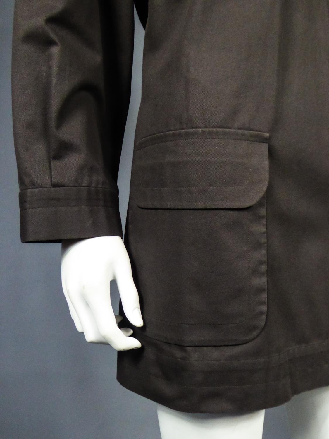 Yves Saint Laurent Rive Gauche Saharienne Bluse Circa 1995/2000 im Angebot 7