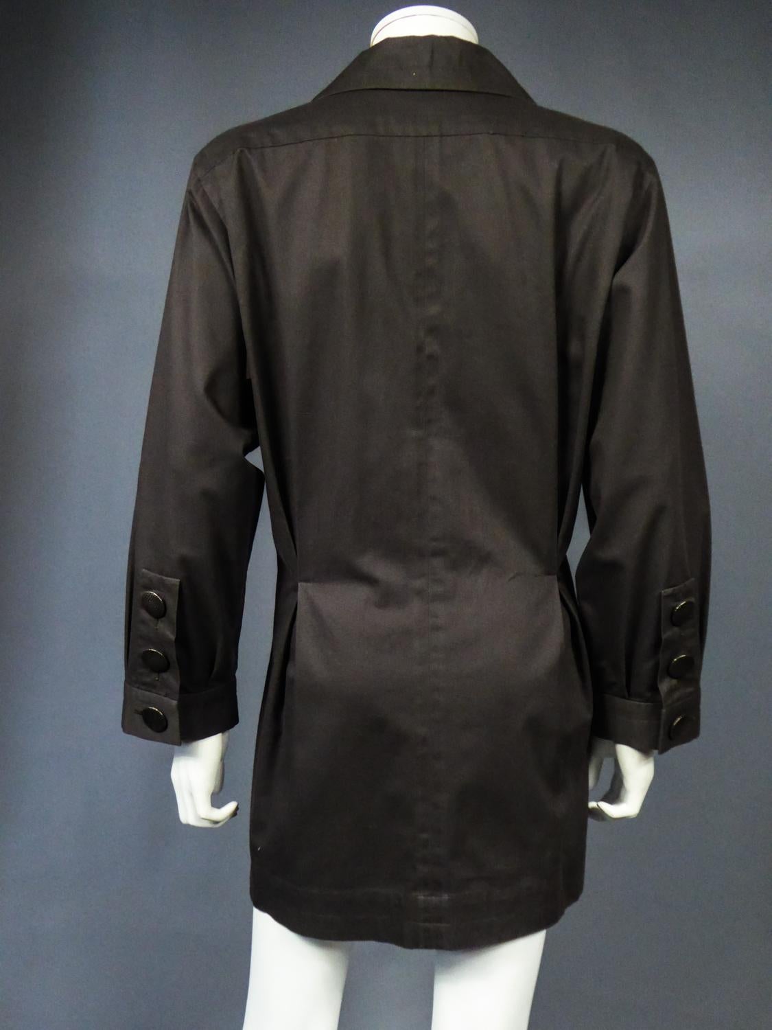 Yves Saint Laurent Rive Gauche Saharienne Bluse Circa 1995/2000 im Angebot 9