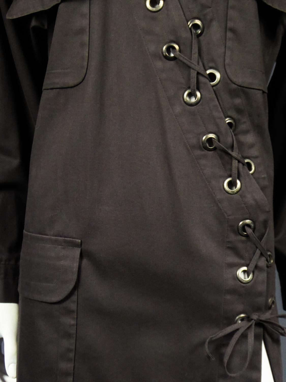 Yves Saint Laurent Rive Gauche Saharienne Bluse Circa 1995/2000 im Angebot 3