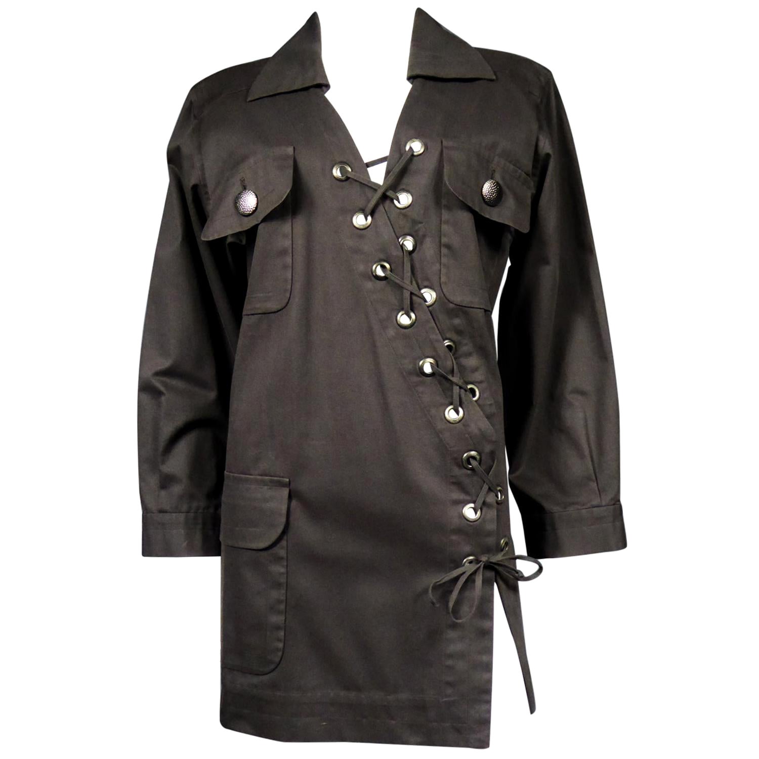 Yves Saint Laurent Rive Gauche Saharienne Blouse Circa 1995/2000