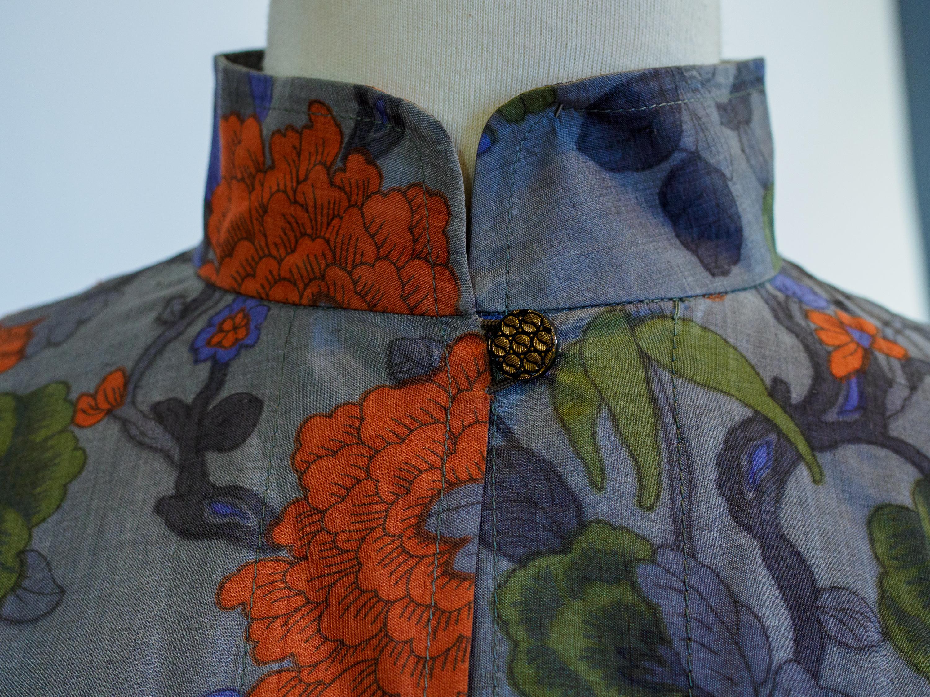 Yves Saint Laurent Rive Gauche set in printed silk number 55220 Fall Winter 1979 6