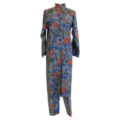 Yves Saint Laurent Rive Gauche set in printed silk number 55220 Fall Winter 1979