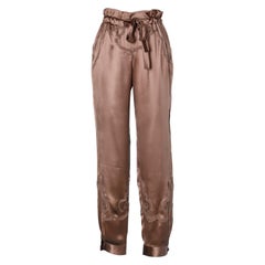 Yves Saint Laurent Rive Gauche silk pants