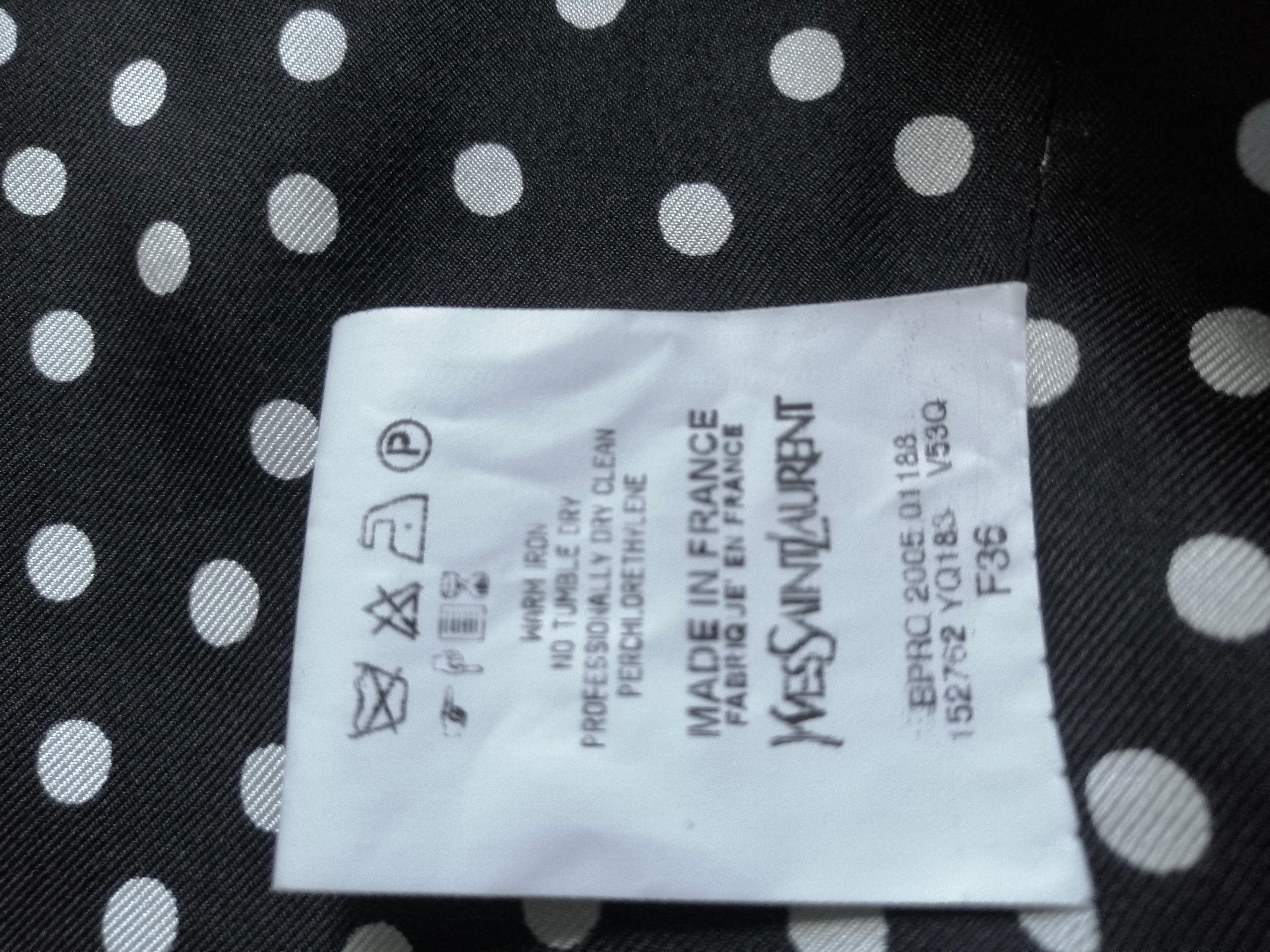 YVES SAINT LAURENT Rive Gauche suit For Sale 10