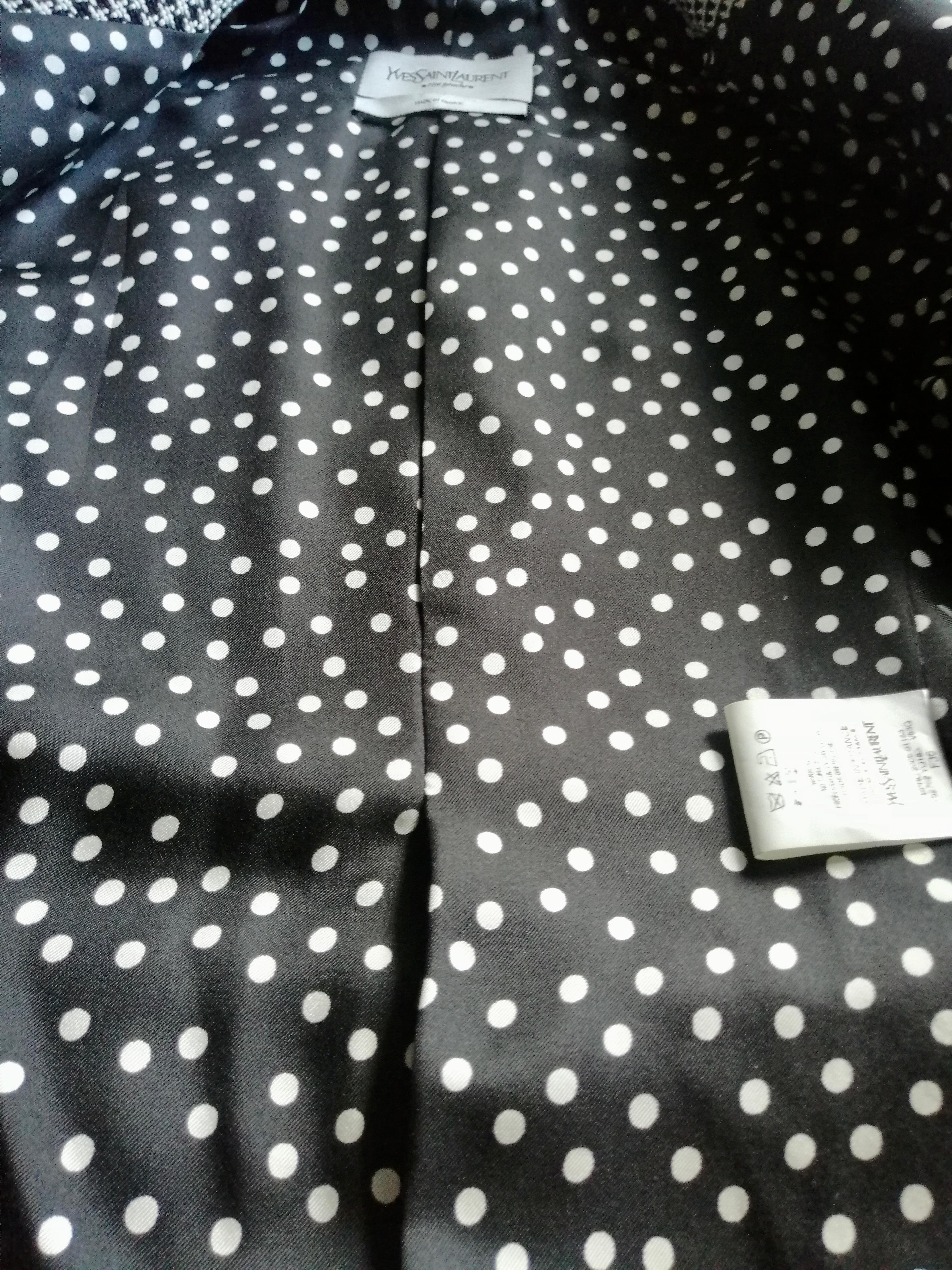 YVES SAINT LAURENT Rive Gauche suit For Sale 12