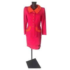 Yves Saint Laurent Rive Gauche Tailleur avec boutons en céramique, années 1990