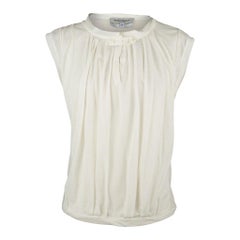 Yves Saint Laurent Rive Gauche Top Cream S